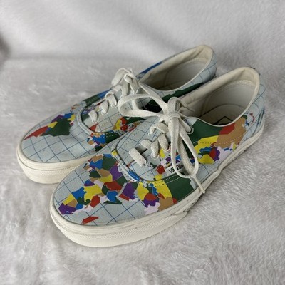 VANS Era x Save Our Planet World Map Size 6.5 Men s/ Size 8 Women s