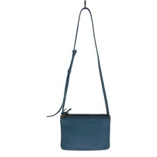 Borsa a tracolla Celine in pelle blu vintage autentica