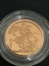 2016 Proof Full Gold Sovereign