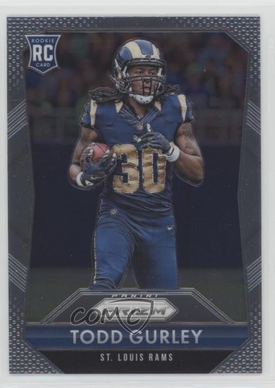 2015 Panini Prizm Rookies Todd Gurley II Todd Gurley (Base) #291 a6i