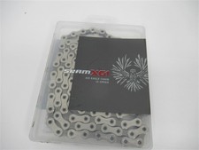 SRAM X01 Eagle Mountain Bicycle Chain 12 Speed Silver w/ Rainbow Link 126 L