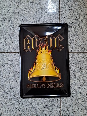 Cooles Acdc Hells Bells Blechschild