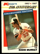 Eddie Murray 1987 Topps Kmart 25th Stars of the Decades #30 Orioles