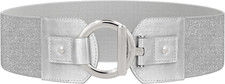 Women Wide Elastic Waist Belt Fashion Stretchy Dress Belt