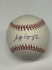 Matt Garza Signed Rawlings Official Major League Baseball MLB Authentication