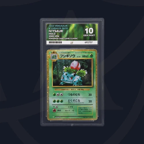 Ivysaur 002/032 CLF Classic Collection Japanese Ace Grading Gem Mint 10 Pokemon