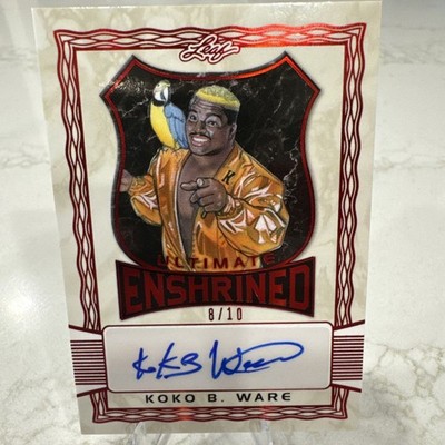 2020 Leaf Ultimate Wrestling - Ultimate Enshrined Koko B. Ware #E-KBW Red /10  
