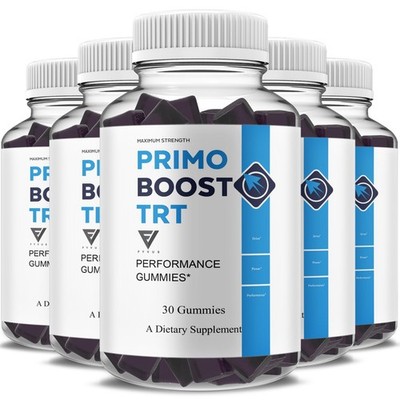 (5 Pack) Primo Boost TRT Gummies, PrimoBoostTRT Performance (5 Month Supply)