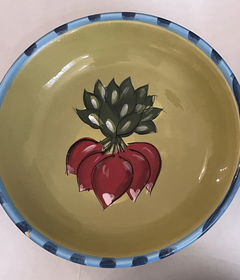 Juego de 5 cuencos de pasta Jennifer Clark 9,5" certificados para servir verduras internacionales Foto 3 de 4