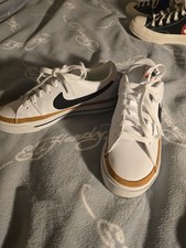 Nike Court Legacy Womens 6.5 White/Black Low ...