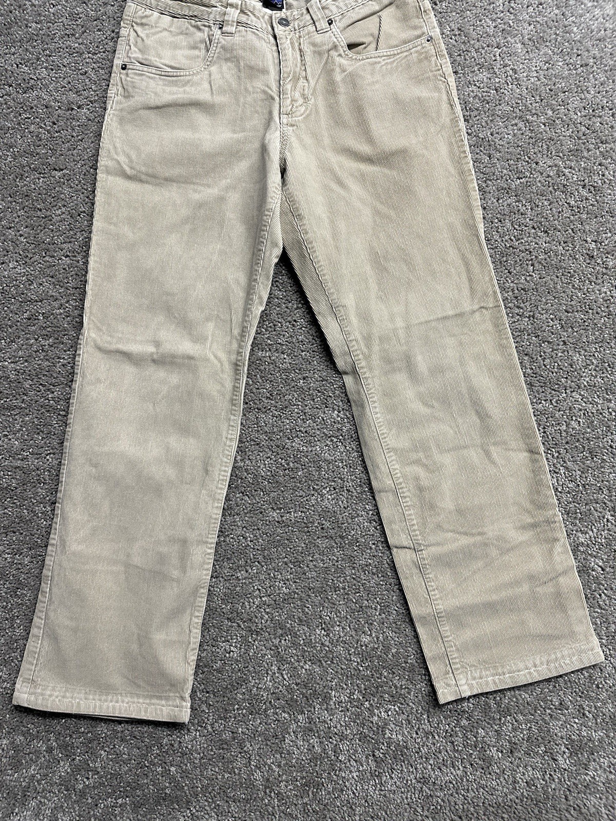 Patagonia Corduroy Pant Mens 31x31 Beige Tan Straight Leg Organic Cotton Vintage thumbnail 2