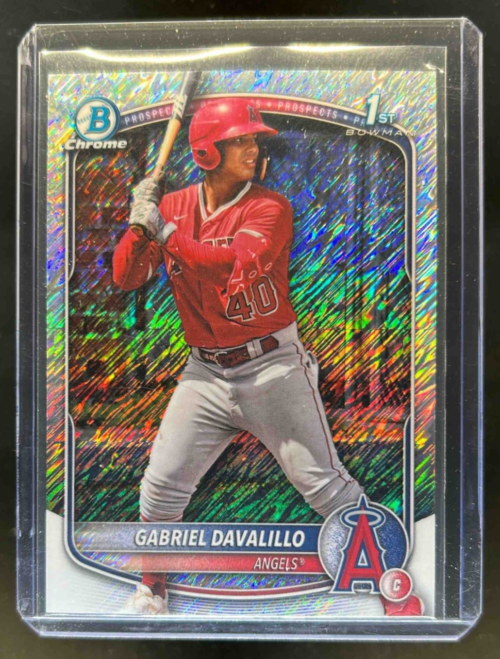 2025 Bowman Chrome Gabriel Davalillo Shimmer Refractor 1st Prospect #BCP-178