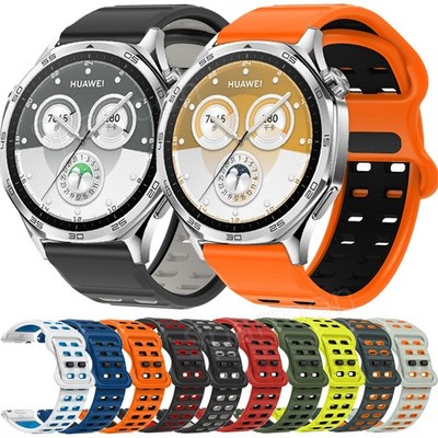 Silikon Armband für Huawei Watch GT5 Pro GT4 GT3 GT2 GT2e 46mm 42mm Sport Band