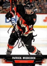 Patrick Wiercioch - Signed 2013-14 Upper Deck Series 1 Card #47