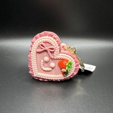 Bath  Body Works PINK Strawberry Heart Cake PocketBac Holder Valentine  s Clip
