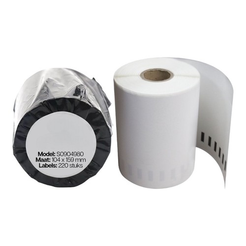 50 Rouleaux D’étiquettes Compatibles Dymo 4XL – 104 X 159 Mm, 220 étiquettes Par Rouleau (neuf)