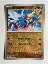Crabrawler 114/197 Sv03: Obsidian Flames Reverse Holo - Pokemon TCG CCG NM