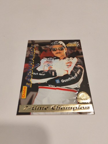 1996 Action Packed Credentials Dale Earnhardt Card #7