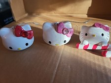 3 Sanrio hello kitty Kurt Adler Christmas Ornaments, 2012, Collector