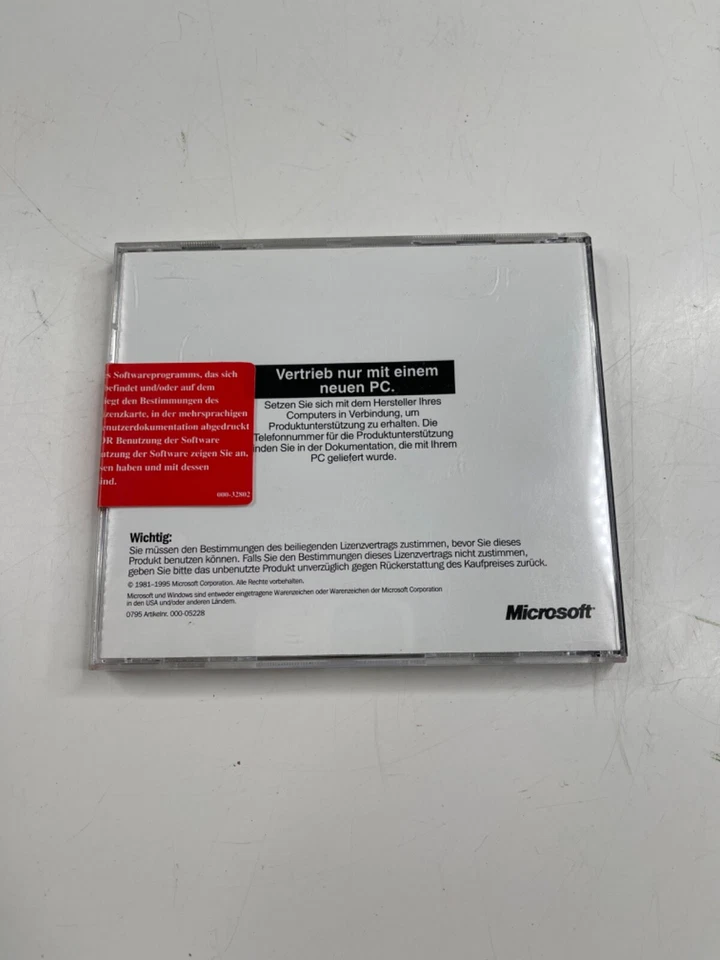 Microsoft Windows 95 Softwareprogramm - Bild 2 von 2