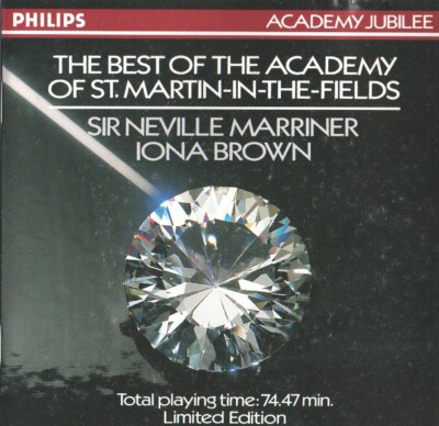 The Academy Of St. Martin-in-the-Fields - The Best Of (CD 1989) Limited Edition