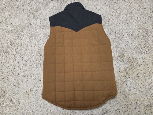 CINCH REVERSIBLE MENS QUILT LINED VEST SOUTHWESRTN STRIPED PRINT SZ S MULTICOLOR - Picture 12 of 17