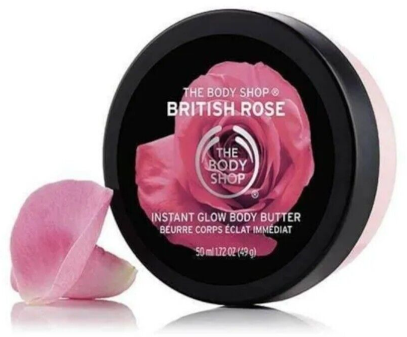The Body Shop Idratante Corpo Burro Viaggio Misura Borsa 50ml British Rosa