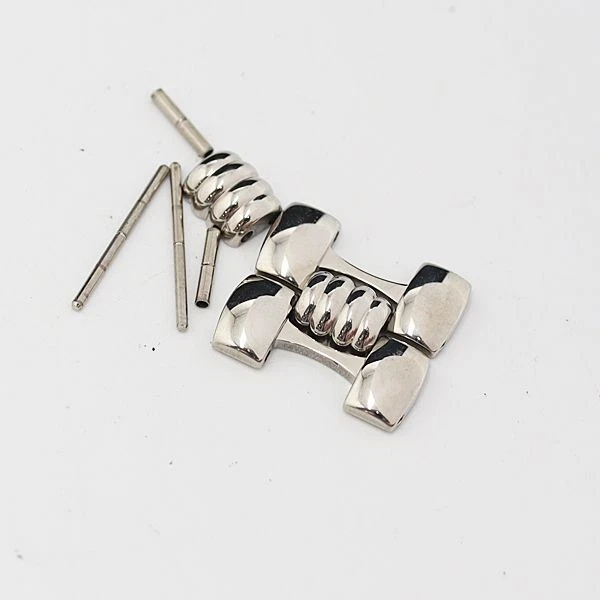 Bracelet ceinture montre homme Dior authentique 2 maillons D45 106 pièces argent 17 mm