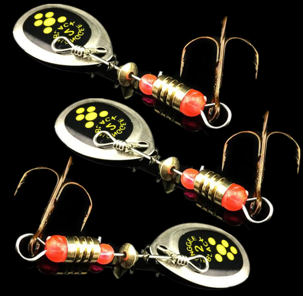 10PCS Metal Jigs Fishing Lures Spoon Wobblers Swim Baits Artificial Trout  Minnow