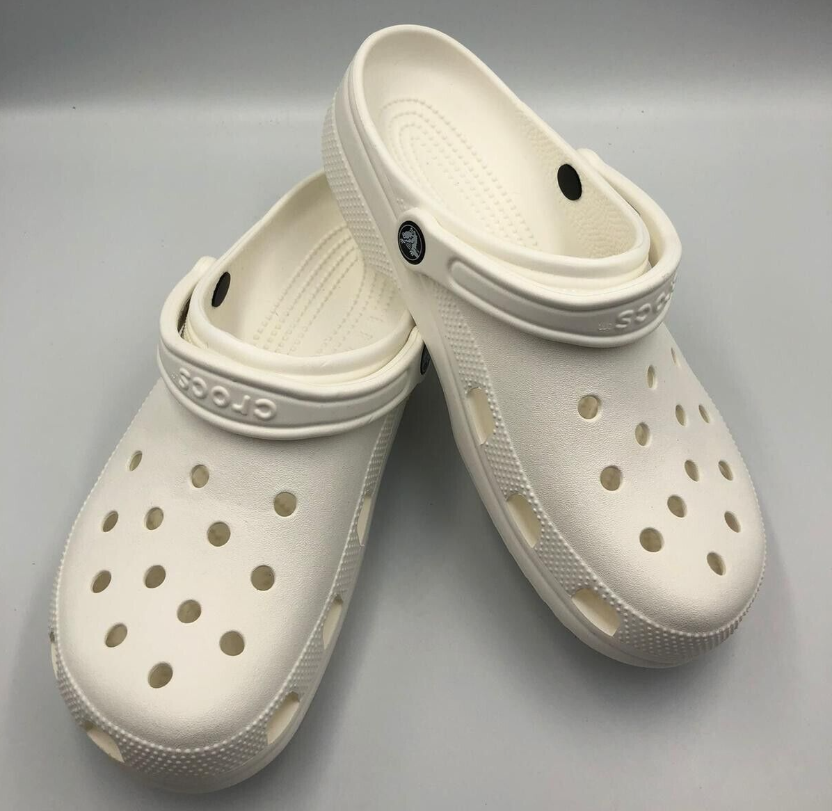 CROCS CLASSIC WHITE UNISEX WOMEN 11 MEN 9