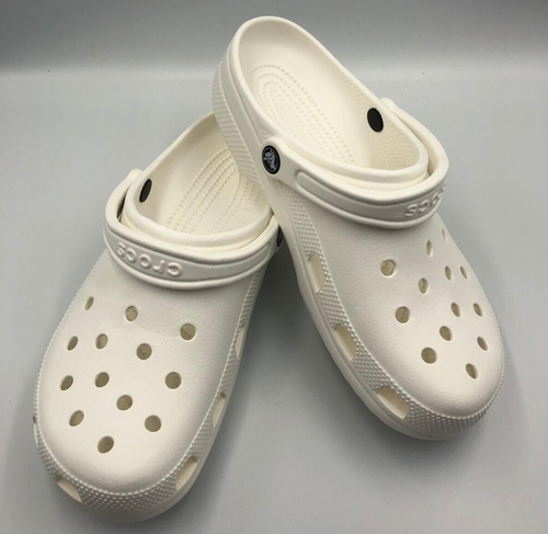 CROCS CLASSIC WHITE UNISEX SIZE WOMEN 7 