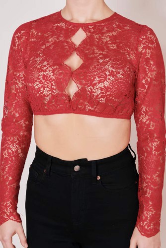 Camicia Dirndl Collezione Krüger Raffaela rossa - Foto 3 di 8