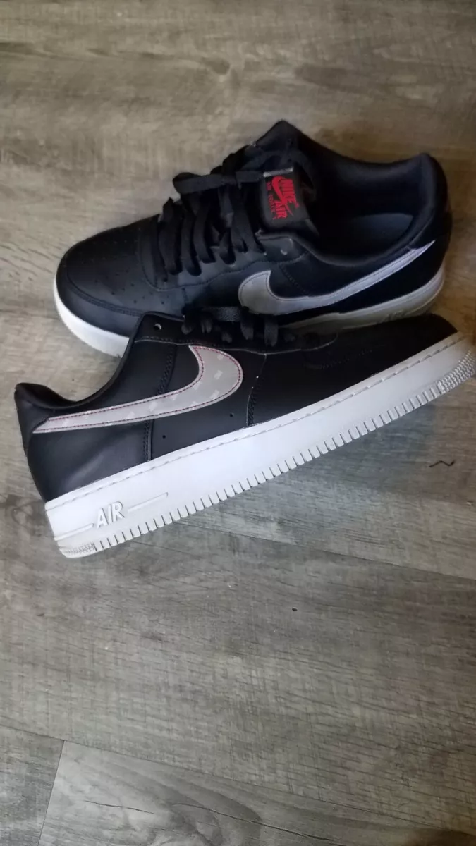 Nike Air Force 1 Black 3M REFLECTIVE ct2296 001 SIZE 10
