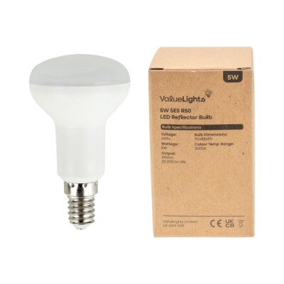 MiniSun Energiespar LED 5W SES E14 Schraubverschluss R50 Spot Glühbirnen Beleuchtung