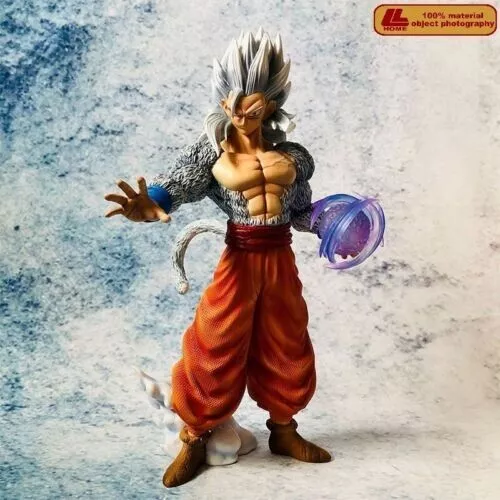 Anime Dragon Ball Z Super Saiyan 5 White Hair Son Gokou PVC Figure NEW NO  BOX