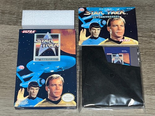 Star Trek 25th Anniversary Nintendo Nes Complete CIB Mint Condition Authentic