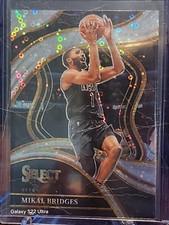 2023-24 Panini Select COURTSIDE Silver FAST BREAK DISCO  MIKAL BRIDGES NETS SSP 
