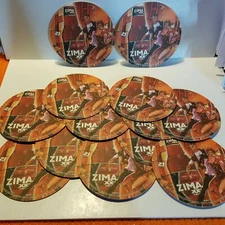 Lot of 12 Zima XXX Beer Coasters 4" Diameter