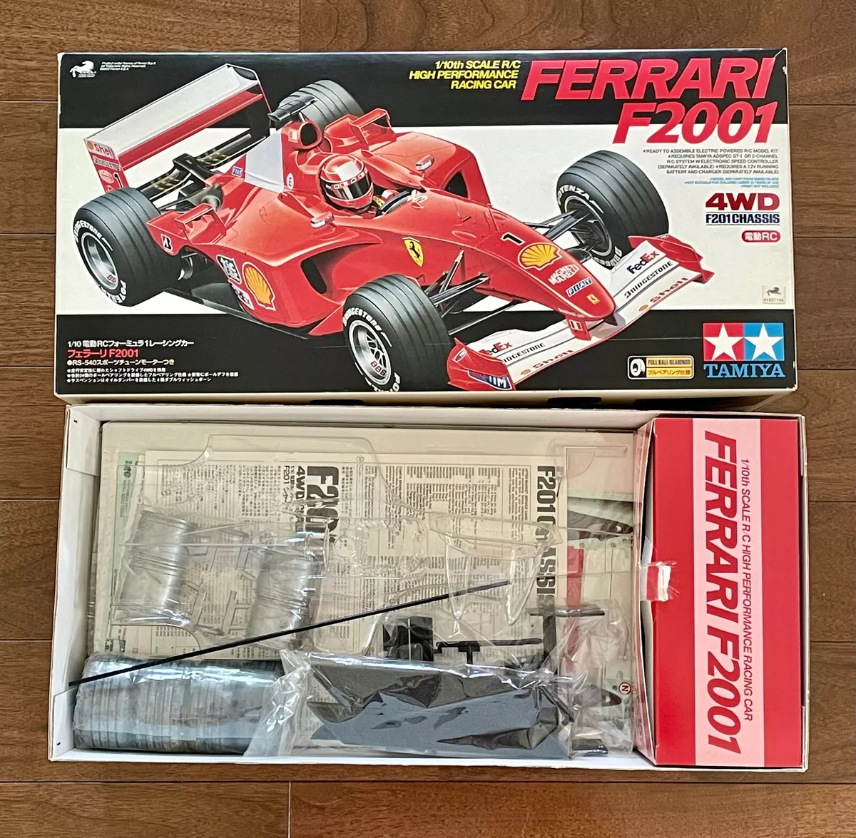 TAMIYA 58288 1/10 R/C High Performance Racing Car FERRARI F2001