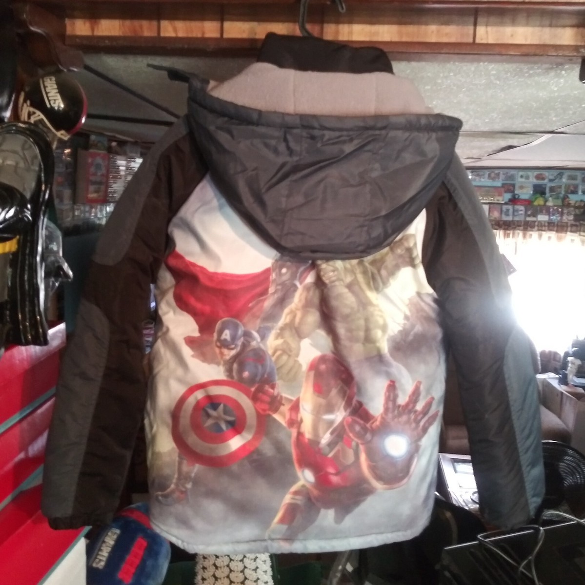 Marvel Avengers Hulk Thor Iron Man Captain America Winter Hooded