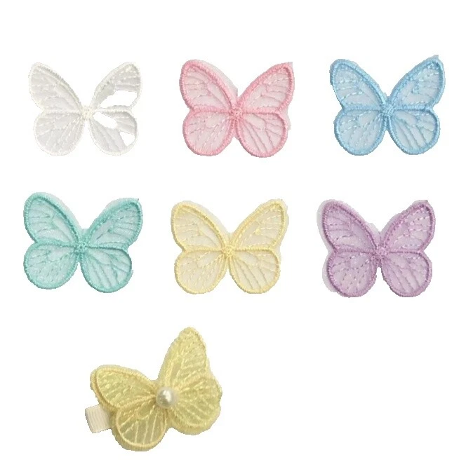 Organza Bordado Ribetes para Costura