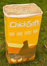 Chicksoft Chicken Bedding 16KG Low Dust Wheat Straw Poultry Coop Brooder Hens