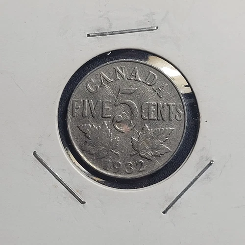 1932 Canada 5 Cents — photo from another recent sale