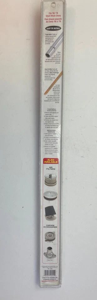 1965-1979 SMALL BLOCK CHEVY 327 350 BILLET ALUMINUM OIL DIPSTICK & TUBE #42555 - Image 2 of 4