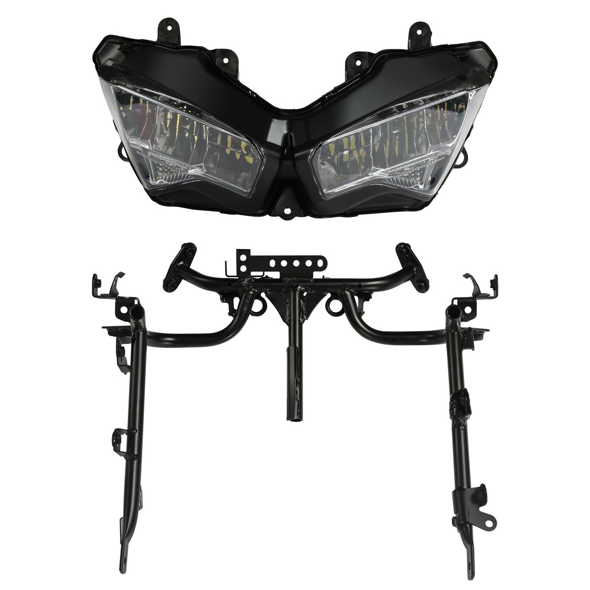 Front Headlight Assembly & Fairing Bracket Fit For Kawasaki ZX4R