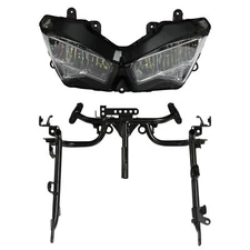 Front Headlight Assembly & Fairing Bracket Fit For Kawasaki ZX4R ZX4RR 2023-2025
