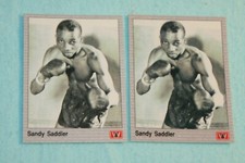 SANDY SADDLER LOT OF 2 1991 AW SPORTS INC. #133