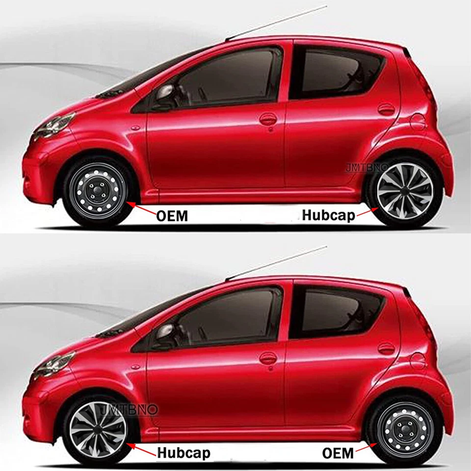 For Saturn Vue 2002-2007 16" 4x Wheel Cover Snap On Hub Cap R16 Tire & Steel Rim - Image 2 of 4