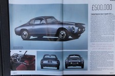 CC 2018 extracted article LANCIA FLAMINIA SPORT ZAGATO overview 2 printed sheets
