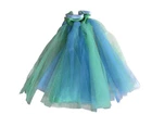 Vintage Barbie Ball Gown 1963 Senior Prom Dress Blue & Green Satin #951